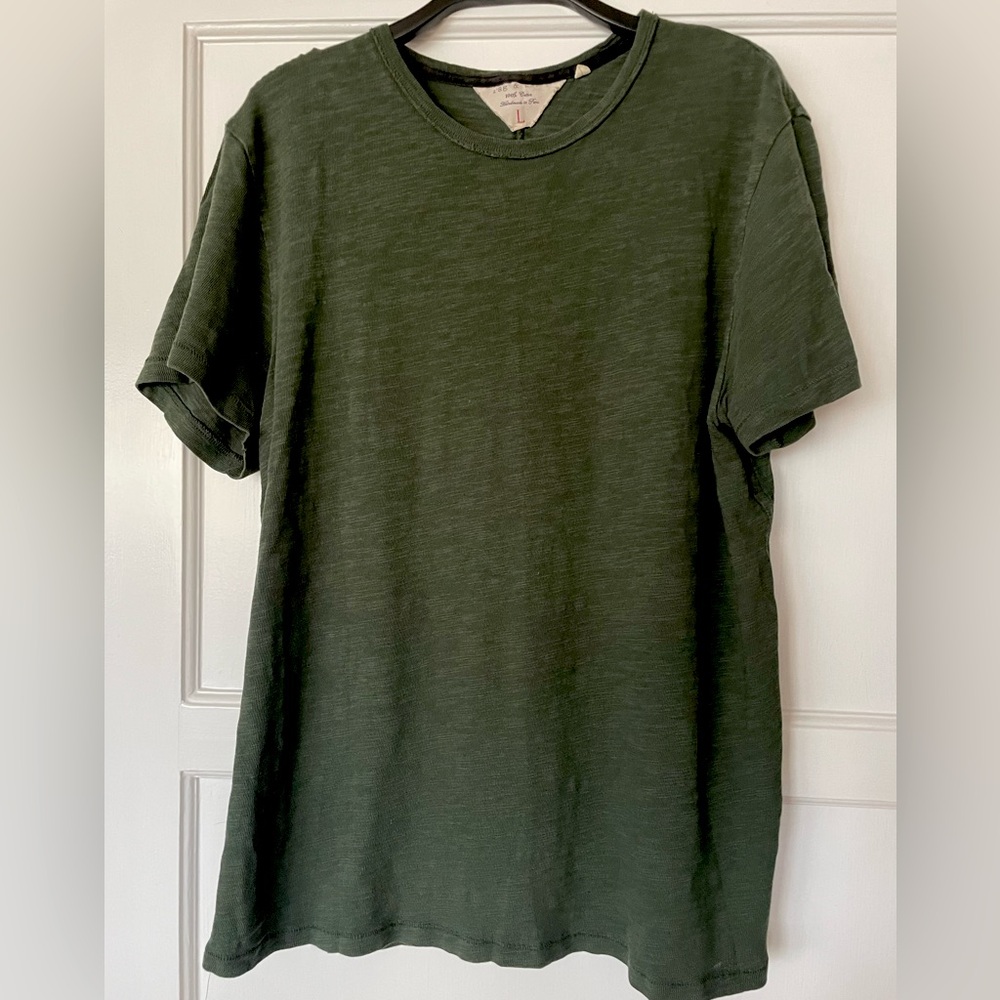 Rag and Bone men’s green tshirt size Large
